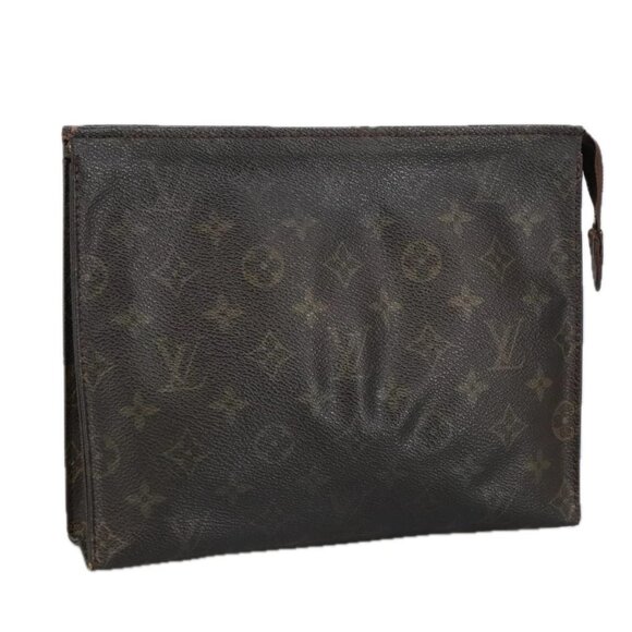 LOUIS VUITTON Monogram Poche Toilette 26 Pouch M47542 LV Auth 102080 - Picture 1 of 16